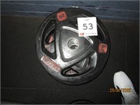 4 x Ziva 20kg free weights