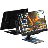 Ingnok Portable Monitor, 15.6" FHD 1080P IPS Lapt