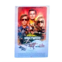 Once Upon A Time In Hollywood Movie poster tin,