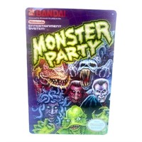 Monster Party Nintendo Video game cover art tin,