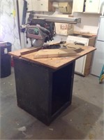 Craftsman 10 inch radial arm saw on stand