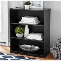 New 3-Shelf Bookcase with Adjustable Shelves