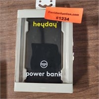 10000mAh/15W Power Bank - Heyday™ Black and Gold