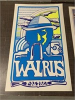 Walrus silk-screen print by Bart 67