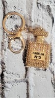 *NEW* PERFUME BOTTLE KEYCHAIN--RETAIL $9.99