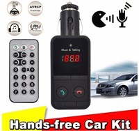 2-PK Hand Free Wireless Bluetooth FM Transmitter