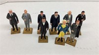 Marx 1960’s presidents hand painted figures