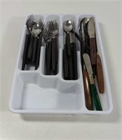 Flatware with Tray