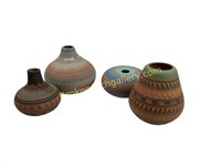 Four Pieces Navajo Pottery