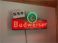 Budweiser King of Beers Wall Light