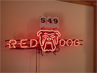 Red Dog Wall Light