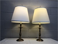 (2) Baldwin Brass Table Lamps