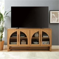 TV Stand for TVs up to 65  Light Honey