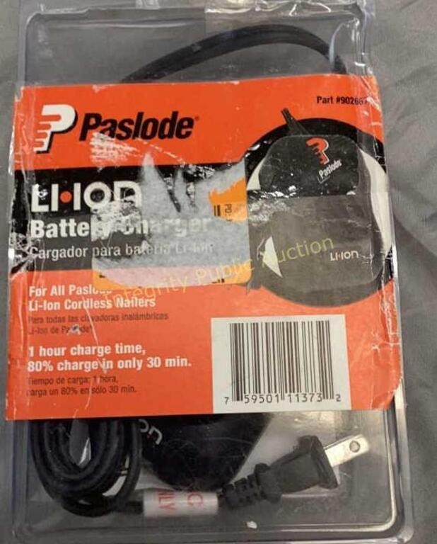 Paslode Li-Ion Battery Charger