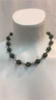 Vintage Necklace Made With Blue Beads VJC