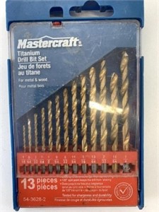 Mastercraft Titanium Drill Bit Set