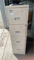 Four drawer filing cabinet