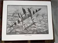 Lockheed P-38 Lightning Poster - 16" x 19"