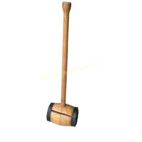 Wooden Mallet with iron end cap Please see photos