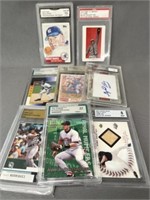 (8) Graded Baseball Cards with Stars, etc.