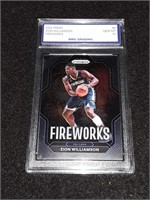 Zion Williamson 2023 Prizm GEM MT 10 Fireworks