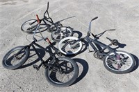 Group of 3 BMX Bicycles -  Fiction