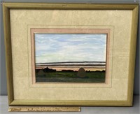 Plein Air Landscape Oil Painting on Board