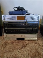 VCR/DVD, Stereo receiver & equalizer