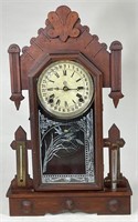 Waterbury Victorian Calendar Shelf Clock