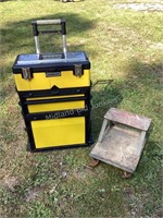 Stanley Rolling Toolbox & Stool/Seat