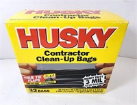 NEW Husky Heavy Duty Clean-Up Bags (32bags)
