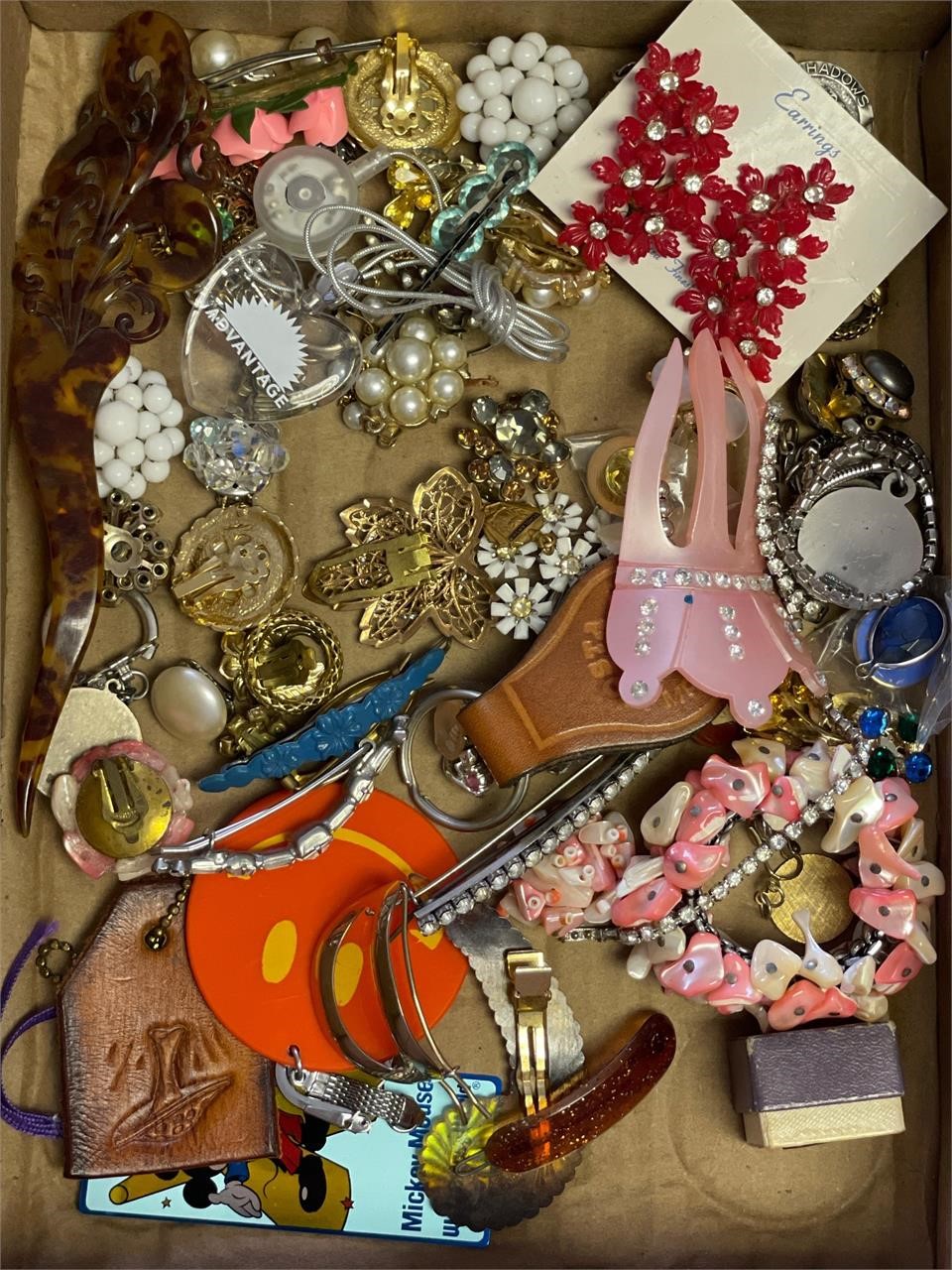 Assorted costume jewelry