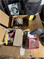 Assorted Items And Work Table