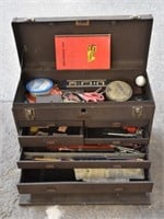 Police Auction: Metal Toolbox With Tools