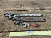 Lot of Adjustable Wrenches