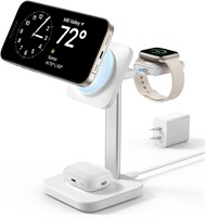 NEW $86 3-in-1 Wireless Charger w/Apple WatchAddon
