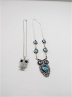 925 Owl Necklaces
