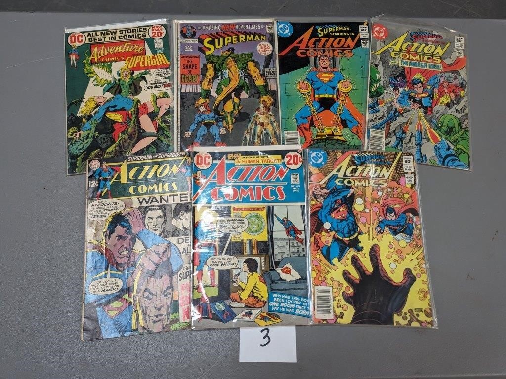 Lot of Action Comic Books