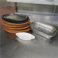 Wood Serving Trays and Food Holders