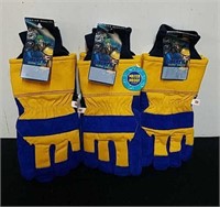 Three pairs of medium Liberty waterproof gloves