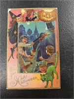 Antique A. Jaeger Halloween Series No. 4 Embossed