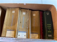 Box of 5 vintage service manuals
