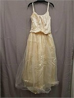 Jessica McClintock Yellow Dress- Size 9/10