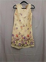 Coldwater Creek Yellow Floral Dress- Size 8P