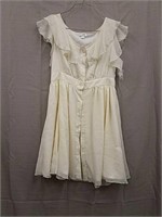 Yellow Flowy Dress- Size 13