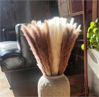 45pc White Pampas Grass Decor