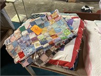 4 Vintage Quilts/Comforters