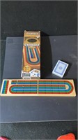 New Cribbage Board With Cards New
