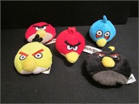 2011 Angry Birds Miniature Plush & Finger Pops (5)