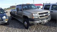 2004 CHEVY 3500 DURAMAX, DIESEL-TITLED-NO RESERVE
